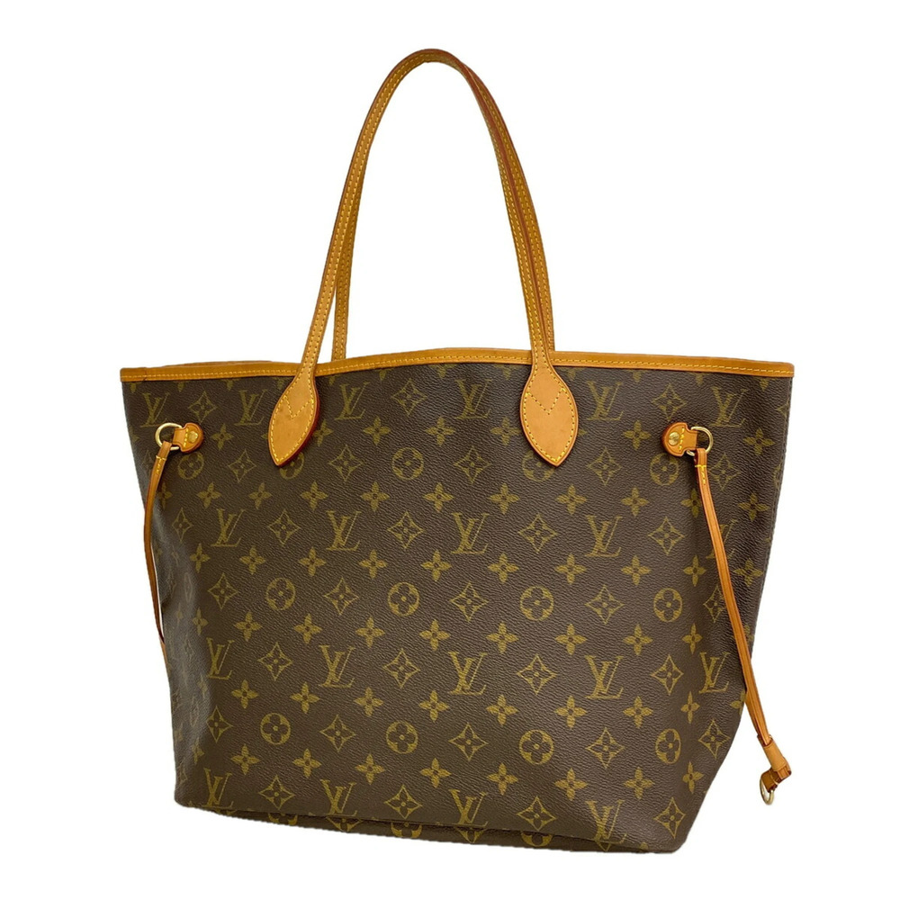 Louis Vuitton Monogram Neverfull MM Tote Bag M40156 Brown Women's OP027133